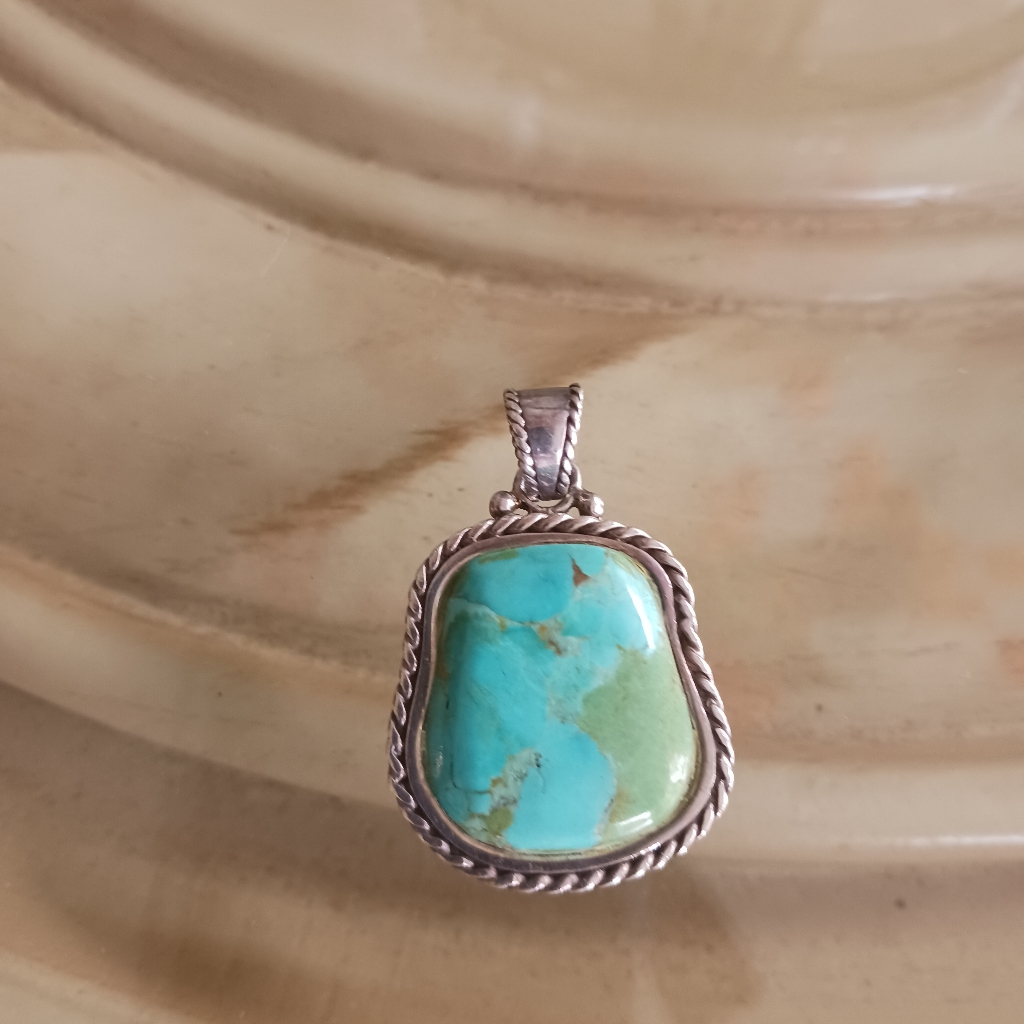 Barse 925 Turquoise Pendant 60$